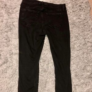 Black rockstar jeans